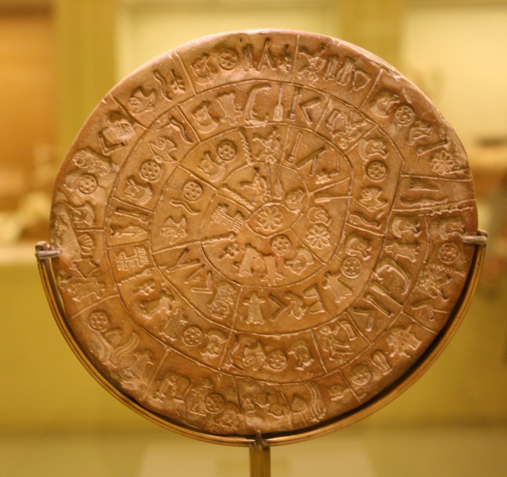 Crete_-_Phaistos_disk_-_side_A