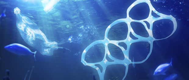 plastic garbage contaminating the earth