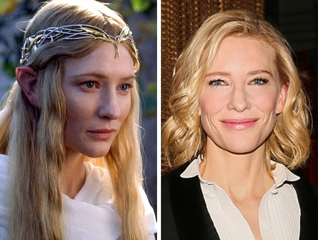 Galadriel (Cate Blanchett). Cate a jucat în mai mult de 40 de filme și 20 de producții teatrale, obținându-și dreptul la o stea pe Hollywood Boulevard. Acum opt ani, Australia a emis o marcă poștală înfățișând patru actori de Oscar, printre care și Blanchett.