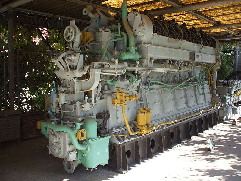 Motor - submarinul „Delfinul”, sursa foto