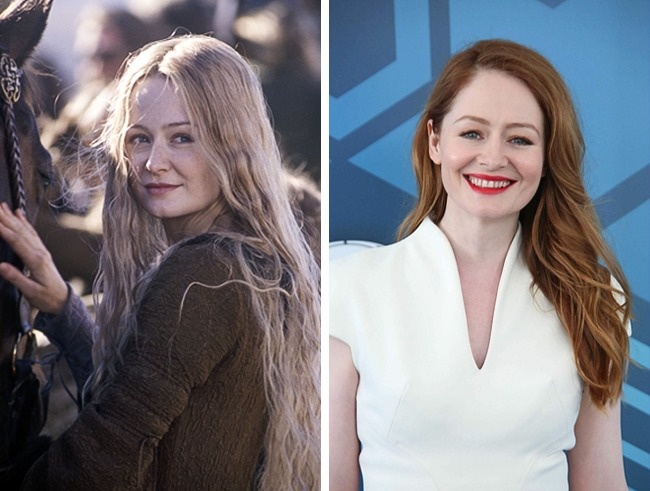 Éowyn (Miranda Otto). Miranda Otto a mai apărut în filme care, în general, nu au rulat în cinematografe. În 2014 a jucat în producția Eu, Frankenstein.