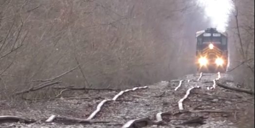cale ferata cu gropi