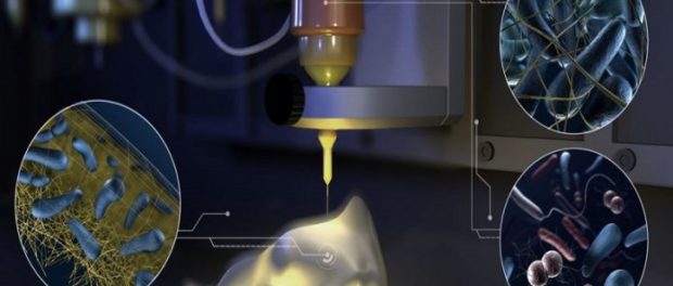 imprimanta cu bacterii