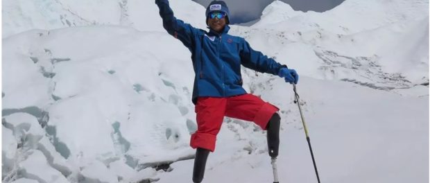 alpinist fara picioare