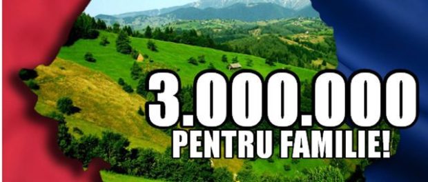 trei milioane pentru familie