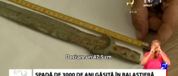 spada veche de 3.000 de ani