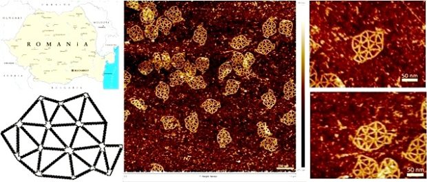 Harta romania microscop