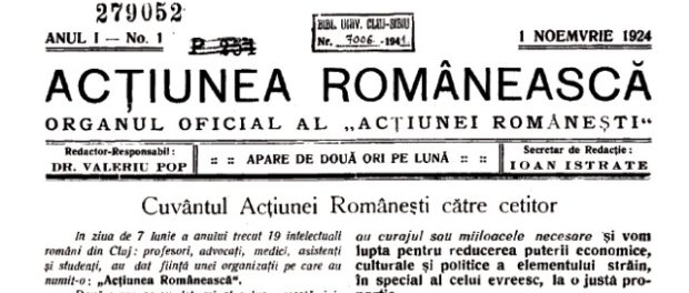 Iuliu Hațieganu - ziar