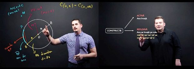 Profesorii Bogdan Rațiu și Radu Poenaru