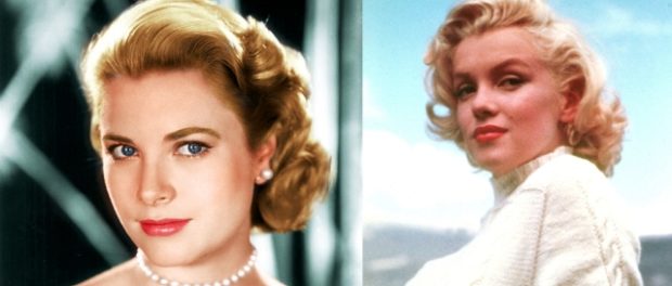 glamour grace kelly, marilyn monroe