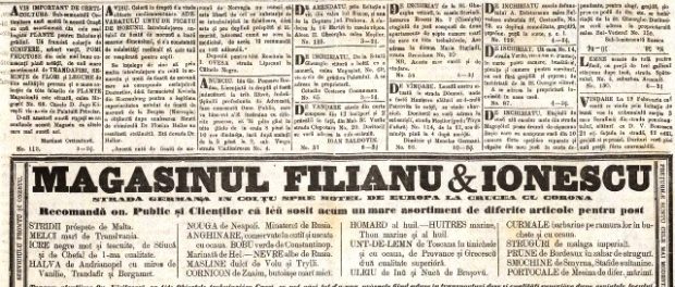 ziarul Românul 1869